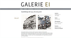 Desktop Screenshot of galerie-ei.de