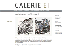 Tablet Screenshot of galerie-ei.de